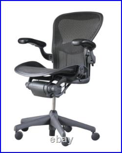 10Herman Miller Aeron Mesh Office Desk Chair Medium Sz B fully adjustable lumbar