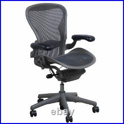 15 Herman Miller Aeron Mesh Desk Chair Medium Size B fully adjustable with lumbar