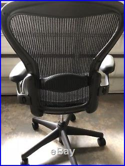 1 Herman Miller Fully Loaded Size B Aeron Chair