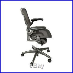 1 Herman Miller Fully Loaded Size B Aeron Chairs Fully Refurbished -Warranty