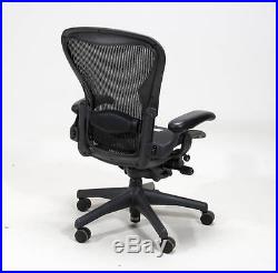 (200) AVAILABLE Herman Miller Aeron B Type Black Withlumbar Very Good Condition