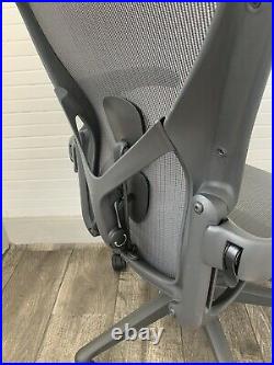 (2019) Herman Miller Aeron Remastered Chair Size B Fully Loaded With Posture Fit