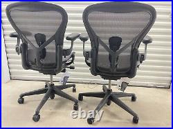 2021 Herman Miller Aeron Remastered Chair Size B Fully Loaded With Posture Fit