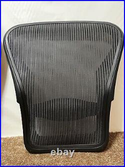 2 Herman Miller Classic Aeron Chair Back Frame B Medium Mesh / Lumbar Pad