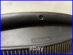 2 Herman Miller Classic Aeron Chair Back Frame B Medium Mesh / Lumbar Pad