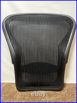 2 Herman Miller Classic Aeron Chair Back Frame B Medium Mesh / Lumbar Pad