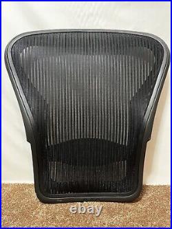 2 Herman Miller Classic Aeron Chair Back Frame B Medium Mesh / Lumbar Pad