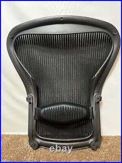 2 Herman Miller Classic Aeron Chair Back Frame B Medium Mesh / Lumbar Pad