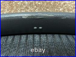 2 Herman Miller Classic Aeron Chair Back Frame B Medium Mesh / Lumbar Pad
