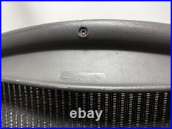 2 Herman Miller Classic Aeron Chair Back Frame B Medium Mesh / Lumbar Pad