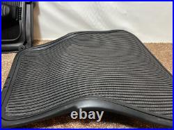 2 Herman Miller Classic Aeron Chair Back Frame B Medium Mesh / Lumbar Pad
