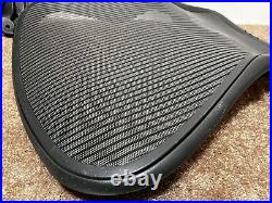 2 Herman Miller Classic Aeron Chair Back Frame B Medium Mesh / Lumbar Pad