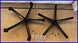 2 OEM Herman Miller Aeron Classic Desk Chair Base for Size B/C Part # 165359