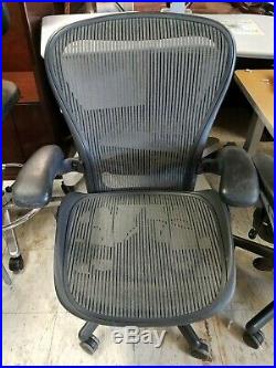 3 Herman Miller Aeron Office Chair Size C with Lumbar Support