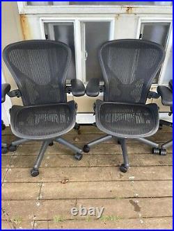 42pcs HermanMiller Aeron Office Chairs Size B Fully Loaded Features