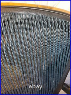 AERON chair BACK 3D07 TOURMALINE MESH rare discontinued color SIZE B