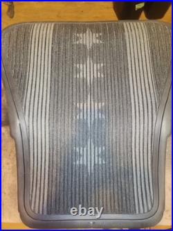 AERON chair BACK CUSTOM CHICAGO FLAG LOGO WOVEN INTO MESH vintage rare unique