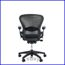 AUTHENTIC Aeron Chair Size A (Lumbar Support) Black Classic DWR Herman Miller