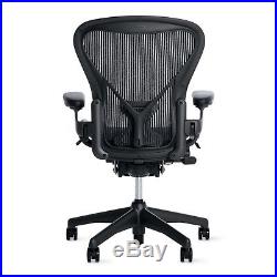 AUTHENTIC Aeron Chair Size A (POSTURE FIT) Black Classic DWR Herman Miller