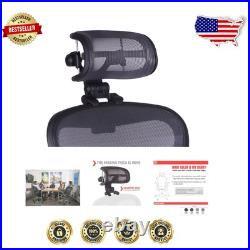 Adjustable Graphite Headrest for Herman Miller Aeron Chairs Comfort Redefined Adjustable Graphite Headrest for Herman Miller Aeron Chairs Comfort Redefined