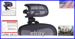 Adjustable Graphite Headrest for Herman Miller Aeron Chairs Comfort Redefined Adjustable Graphite Headrest for Herman Miller Aeron Chairs Comfort Redefined