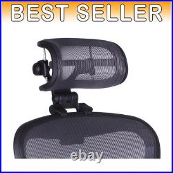 Adjustable H3 Headrest for Herman Miller Aeron Chair Modern Graphite Finish