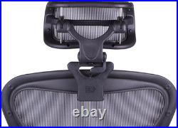 Adjustable H3 Headrest for Herman Miller Aeron Chair Modern Graphite Finish