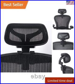 Adjustable Headrest for Classic and Remastered Herman Miller Aeron Black Style