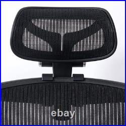 Adjustable Headrest for Classic and Remastered Herman Miller Aeron Black Style