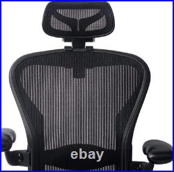 Adjustable Headrest for Classic and Remastered Herman Miller Aeron Black Style