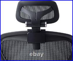 Adjustable Headrest for Classic and Remastered Herman Miller Aeron Black Style