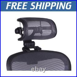 Adjustable Headrest for Herman Miller Aeron Chair H3 in Sleek Graphite Finish