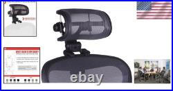 Adjustable Headrest for Herman Miller Aeron Chair H3 in Sleek Graphite Finish