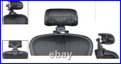 Adjustable Onyx Headrest for Herman Miller Aeron Chair H3 Ergonomic Comfort
