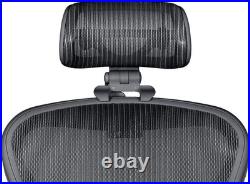 Adjustable Onyx Headrest for Herman Miller Aeron Chair H3 Ergonomic Comfort