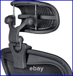Adjustable Onyx Headrest for Herman Miller Aeron Chair H3 Ergonomic Comfort
