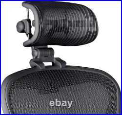 Adjustable Onyx Headrest for Herman Miller Aeron Chair H3 Ergonomic Comfort