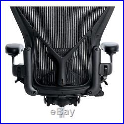 Aeron Chair Size A (POSTURE FIT) Black Classic OPEN BOX DWR Herman Miller