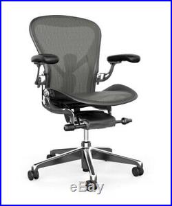 Aeron Chair-Size B-Graphite-Polished-Posturefit