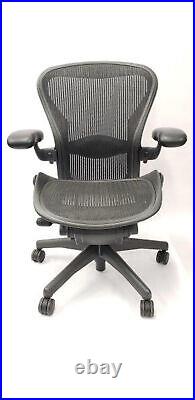Aeron Chair by Herman Miller Size A-Small Fully Loaded Graphite Black