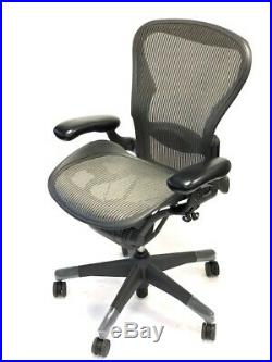 Aeron Fully-Loaded Lumbar Support Size C Nickel Mesh (3D03) By Herman Miller