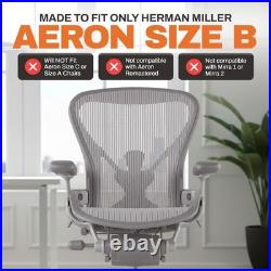 Aeron Replacement Seat Size B Titanium Gray