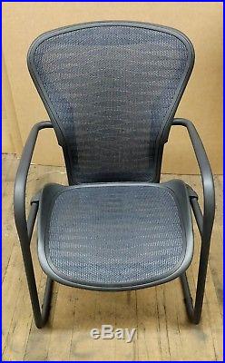 Aeron Side Chair by Herman Miller grey tuxedo mesh