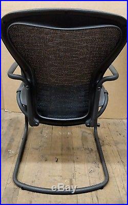 Aeron Side Chair by Herman Miller grey tuxedo mesh