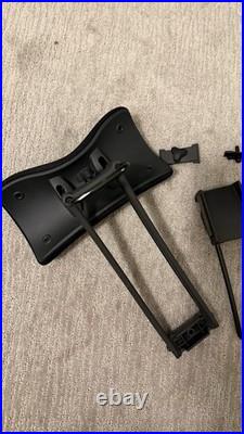 Atlas Cushion Headrest for Herman Miller Aeron Classic/Remastered Black Fabric