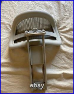Atlas Headrest For Herman Miller Aeron Chair Silver Grey Remastered