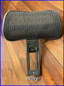 Atlas Headrest for Classic Herman Miller Aeron Chair Carbon