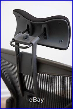 Atlas Headrest for Herman Miller Aeron Chair Fabric with New Upgrades