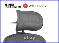Atlas Headrest for the Herman Miller Aeron Graphite Remastered Light Use