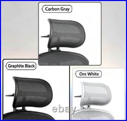Atlas The Best Headrest for the Herman Miller Aeron Chair Graphite